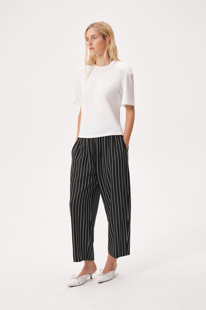 Padded cotton t-shirt