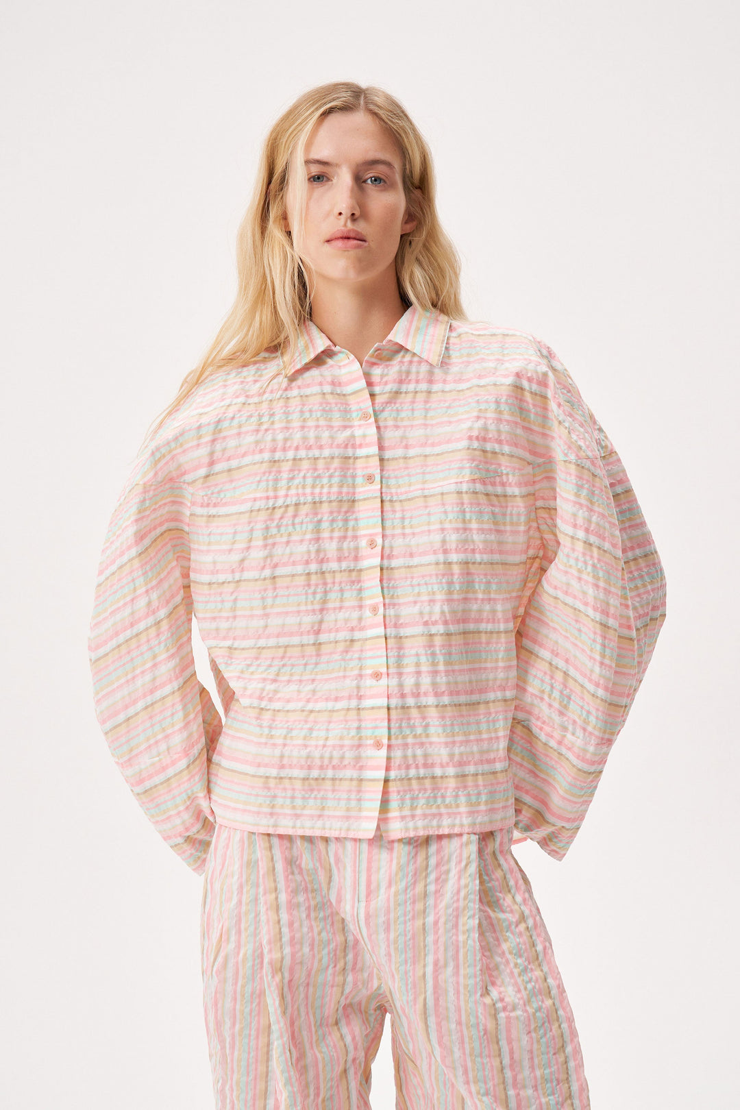 Striped cotton shirt