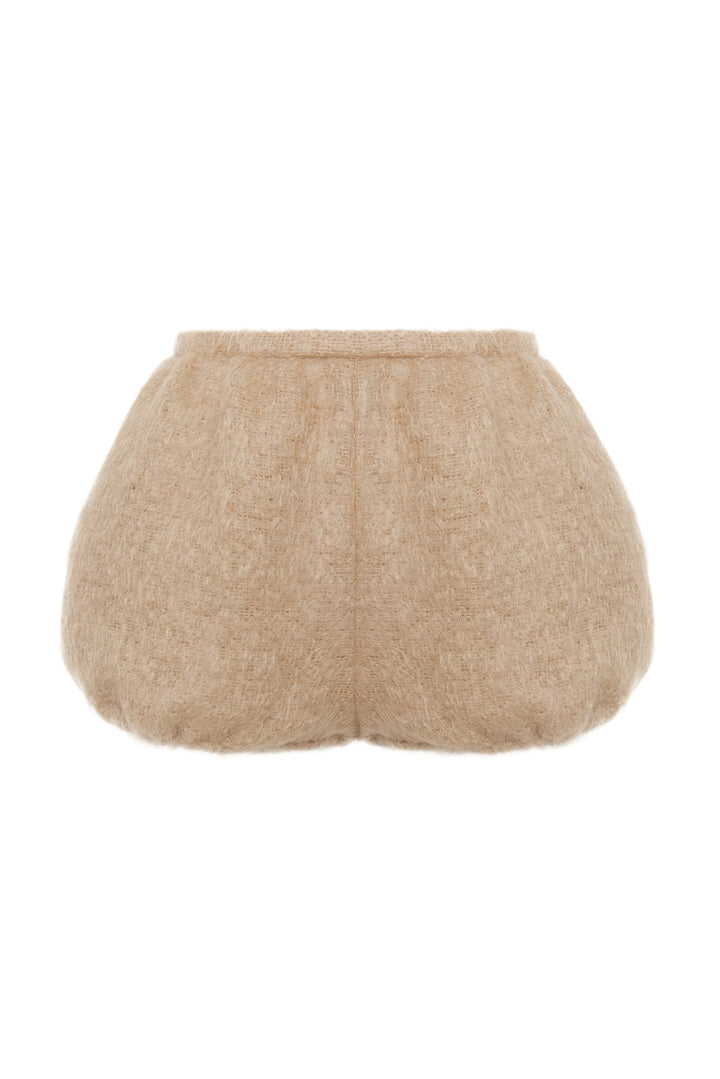 Mohair mini shorts