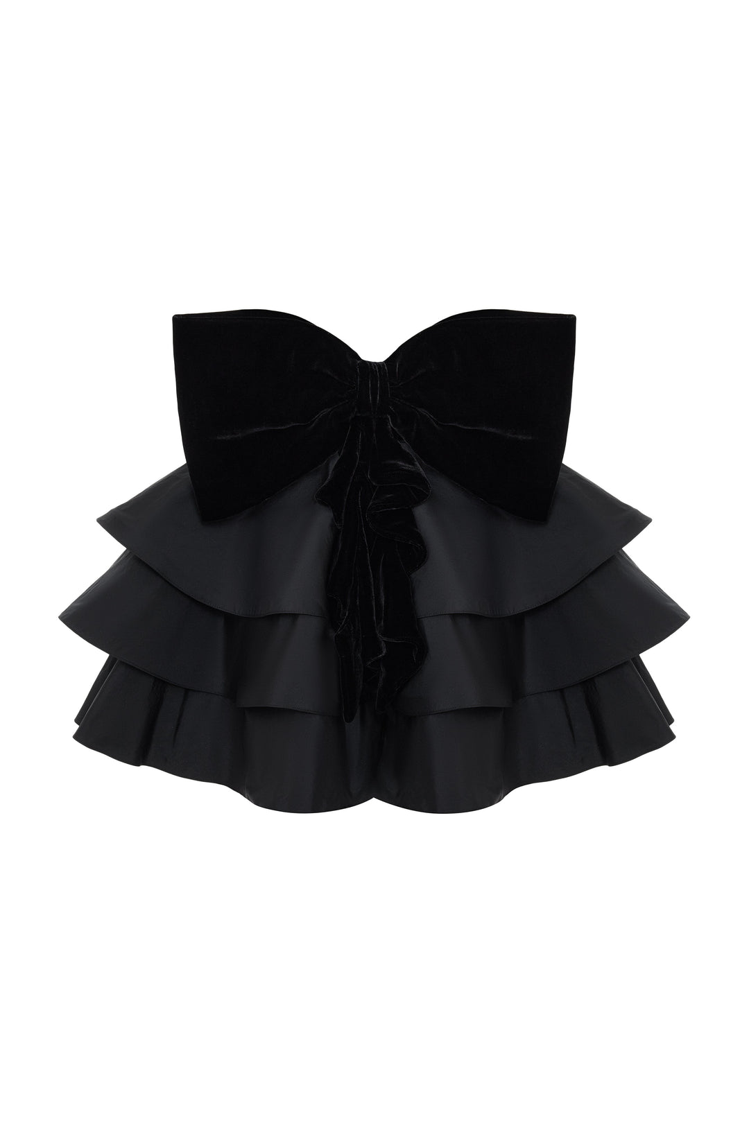 Taffeta skirt with big bow