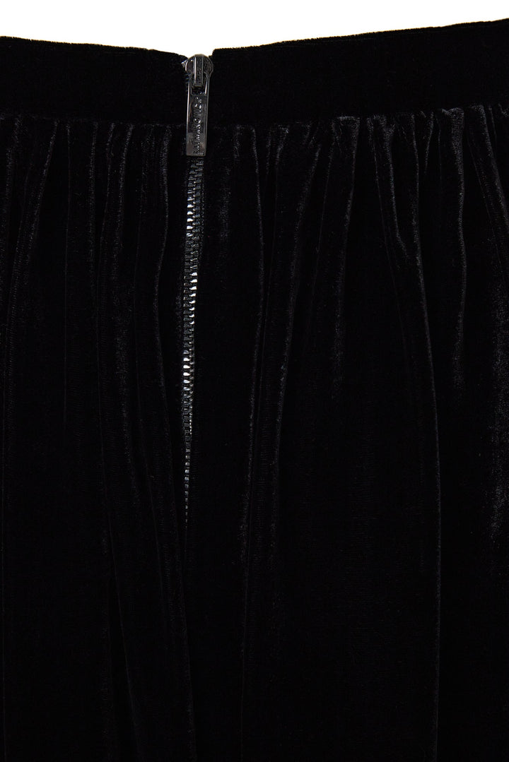 Velvet harem pants