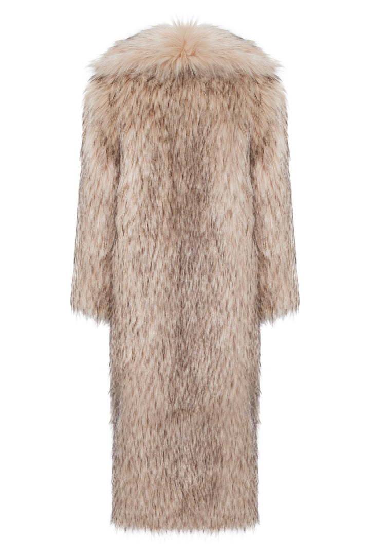 Eco-fur coat