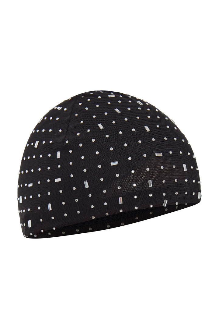 Crystal embellished beanie