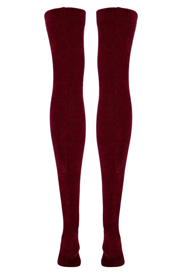 Knit leg warmers