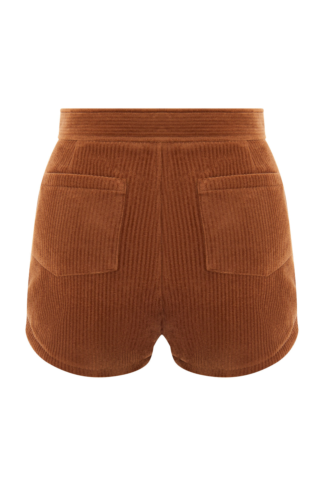 Corduroy mini-shorts