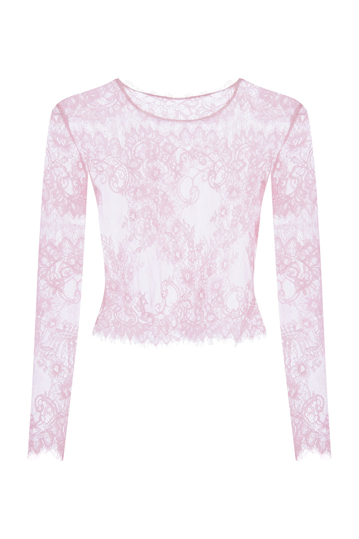 Lace longsleeved top