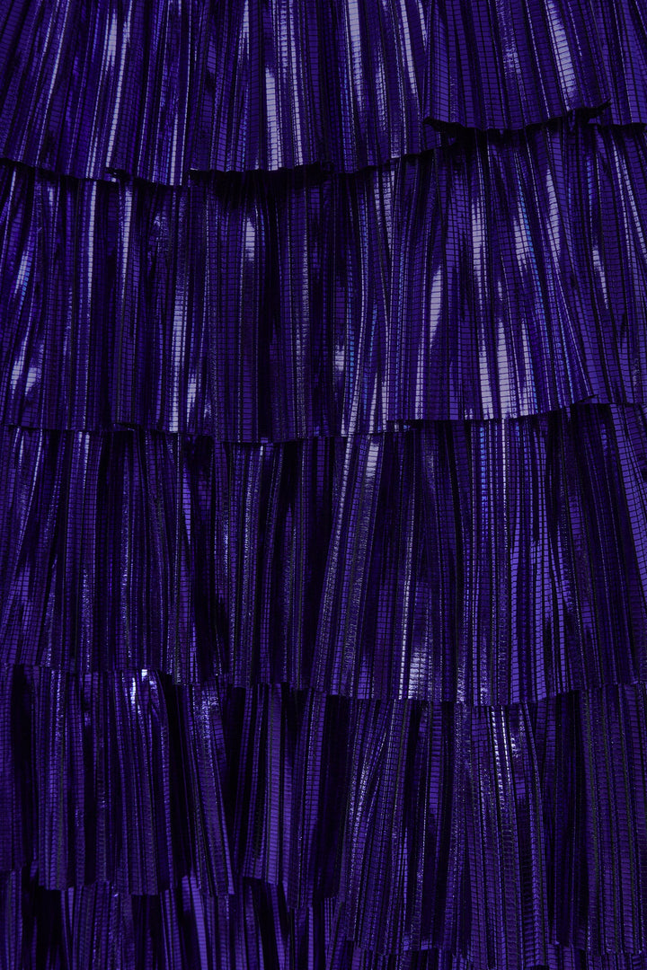 Maxi skirt with ruffles