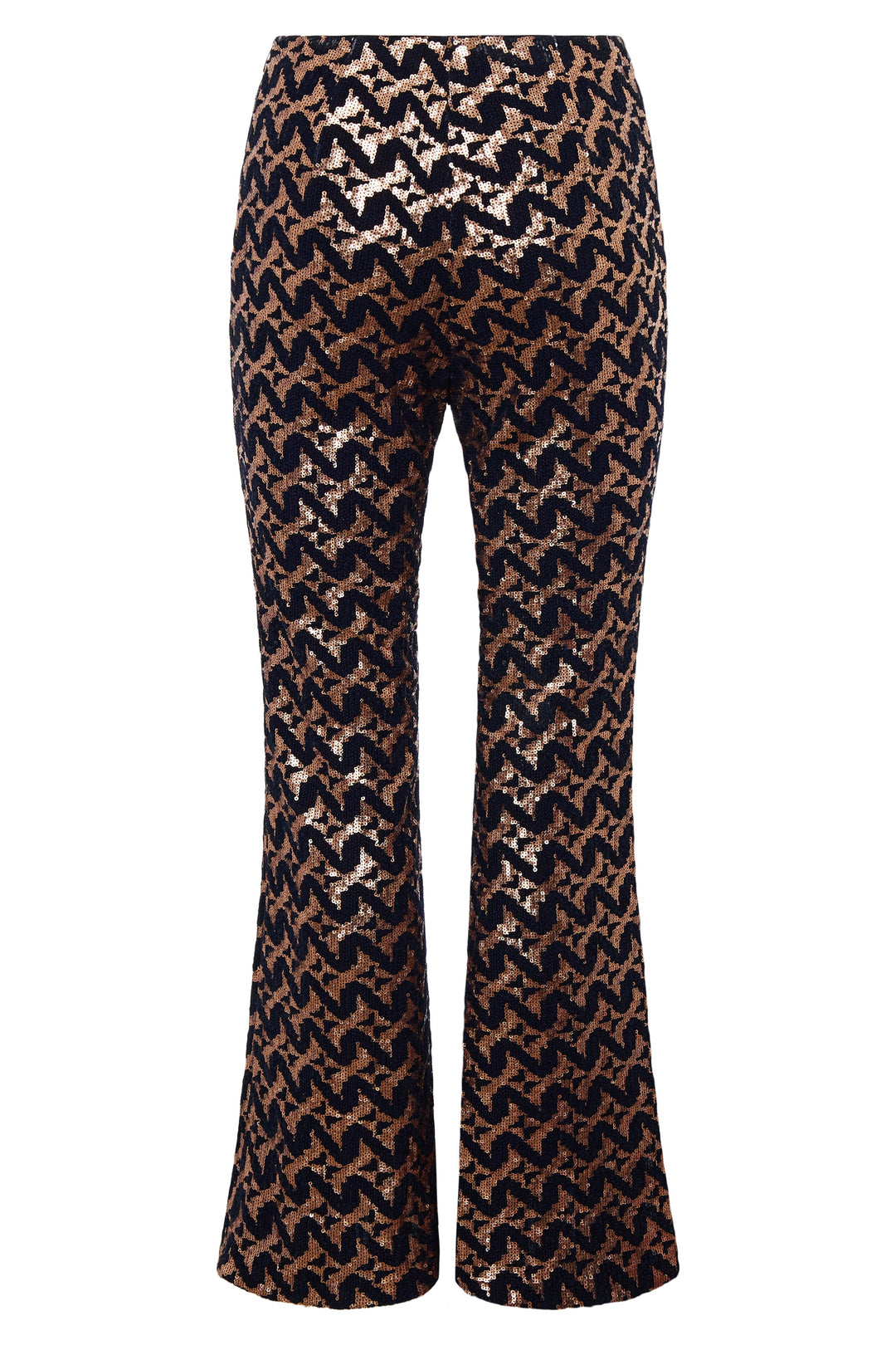 Embellished velvet
trousers