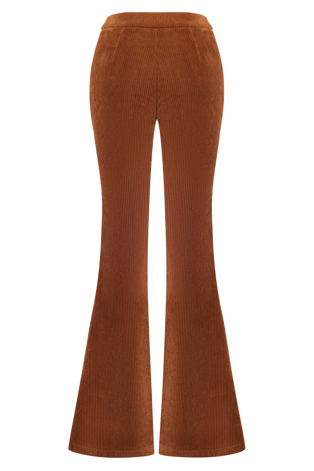 Curduroy flared trousers