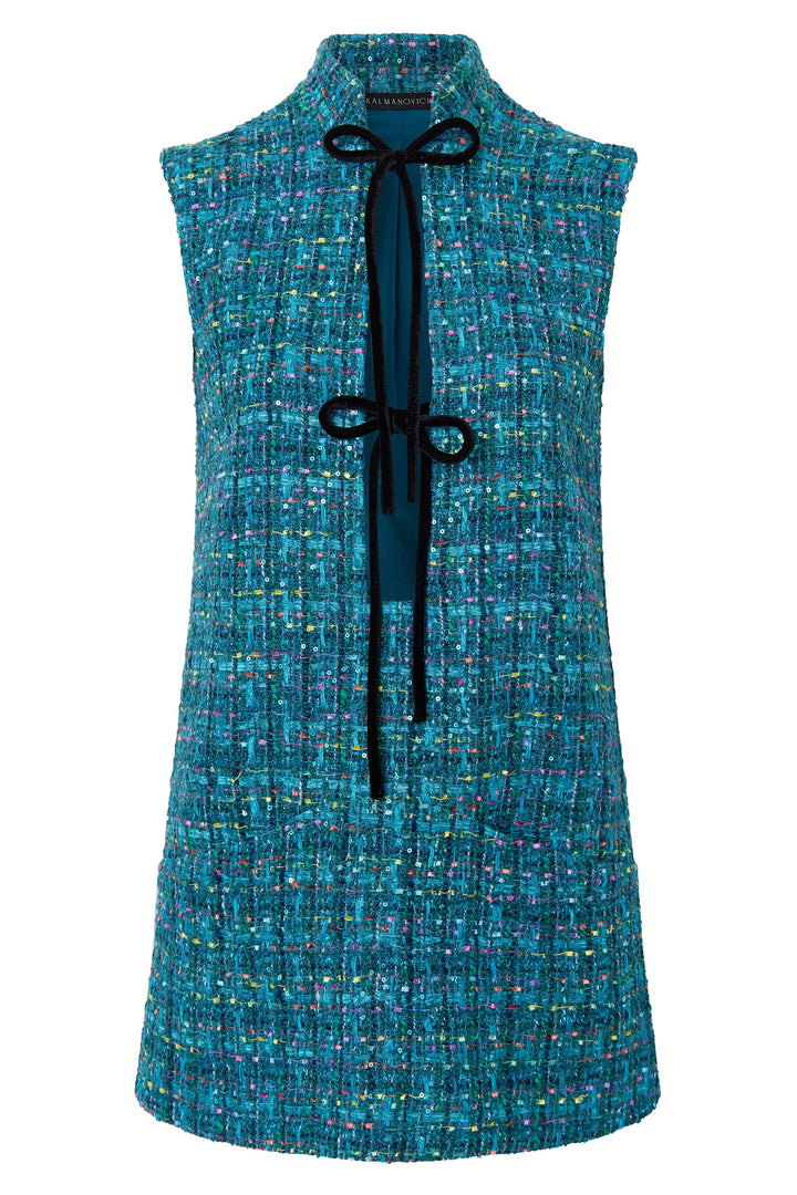 Tweed sleevless dress