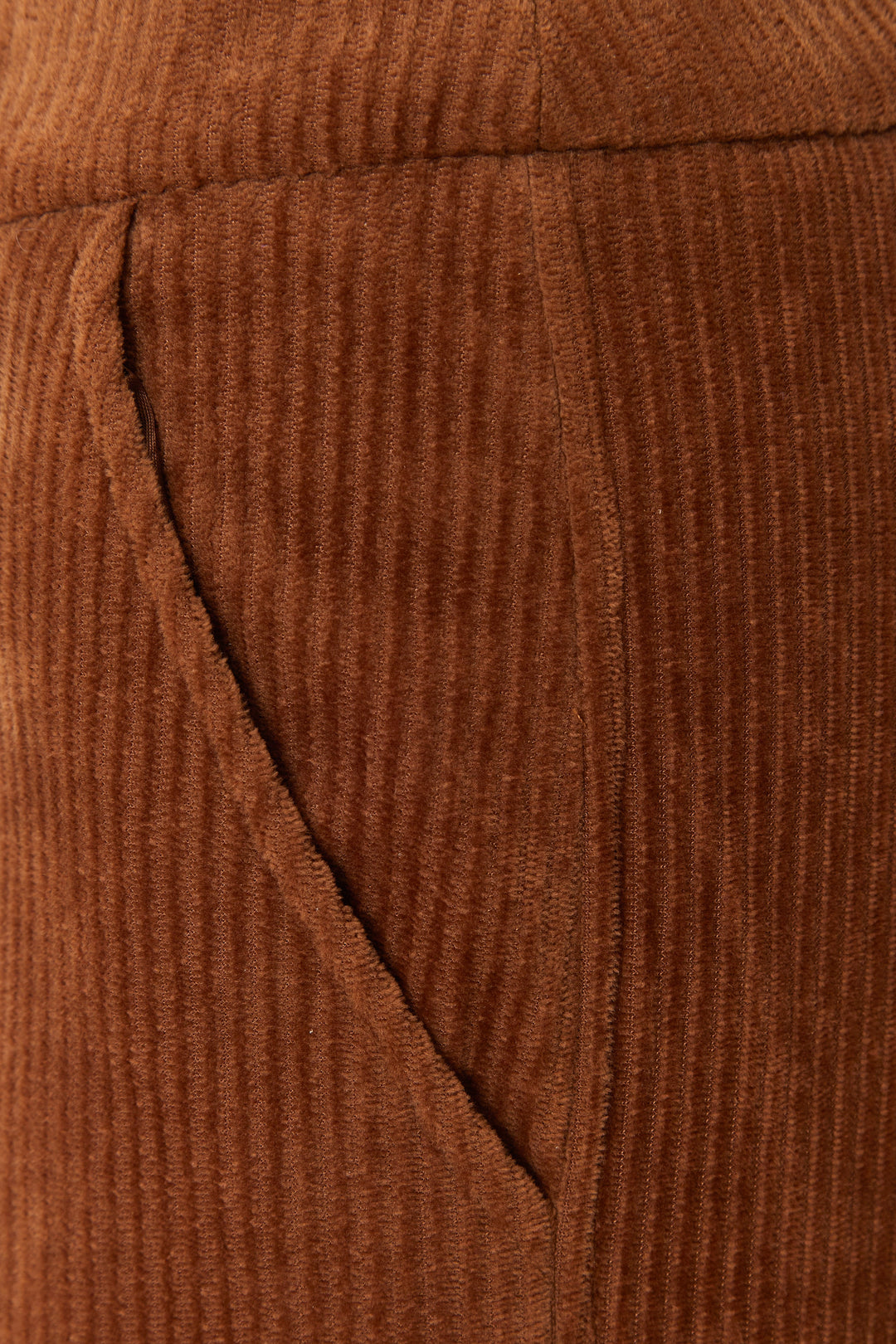 Curduroy flared trousers