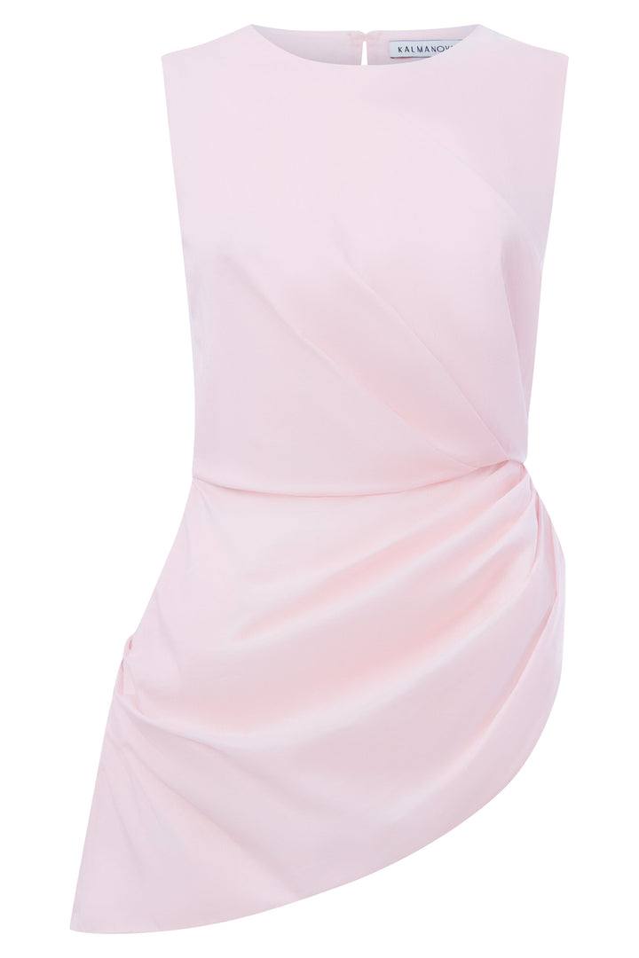 Asymmetrical top made of Liberty cotton