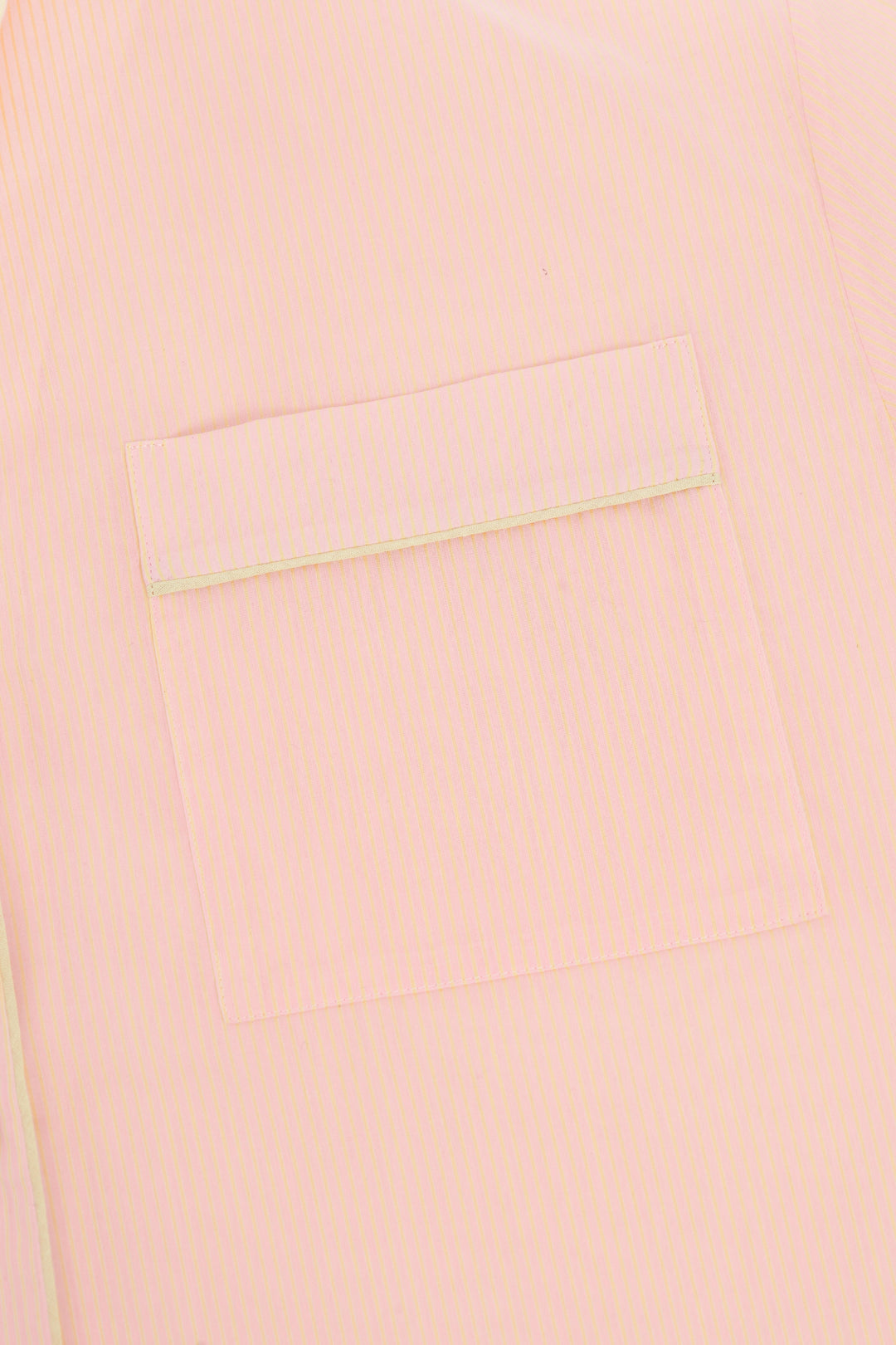 Pajama-inspired cotton shirt