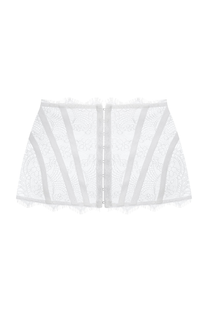 Lace corset belt