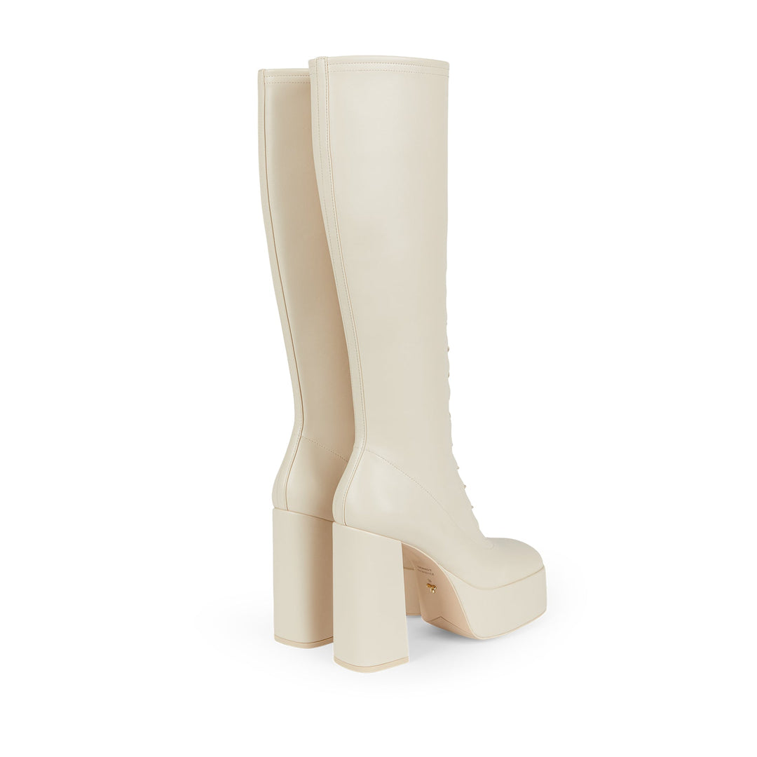 Women’s stretch lace-up boots EKONIKA × KALMANOVICH