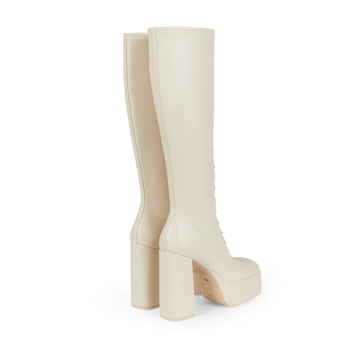 Women’s stretch lace-up boots EKONIKA × KALMANOVICH