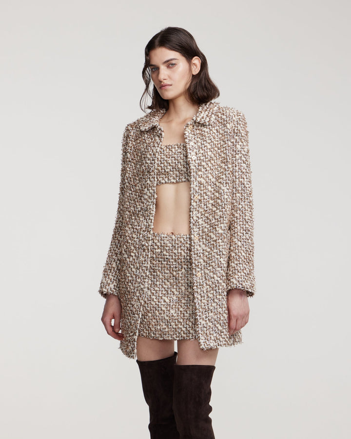Tweed crop top