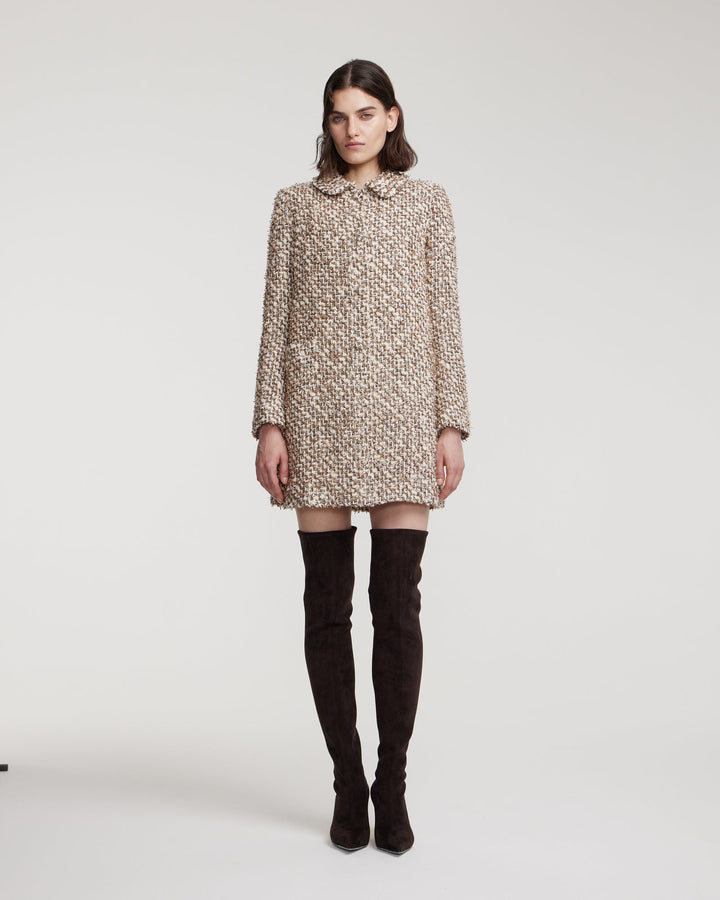 Long tweed jacket