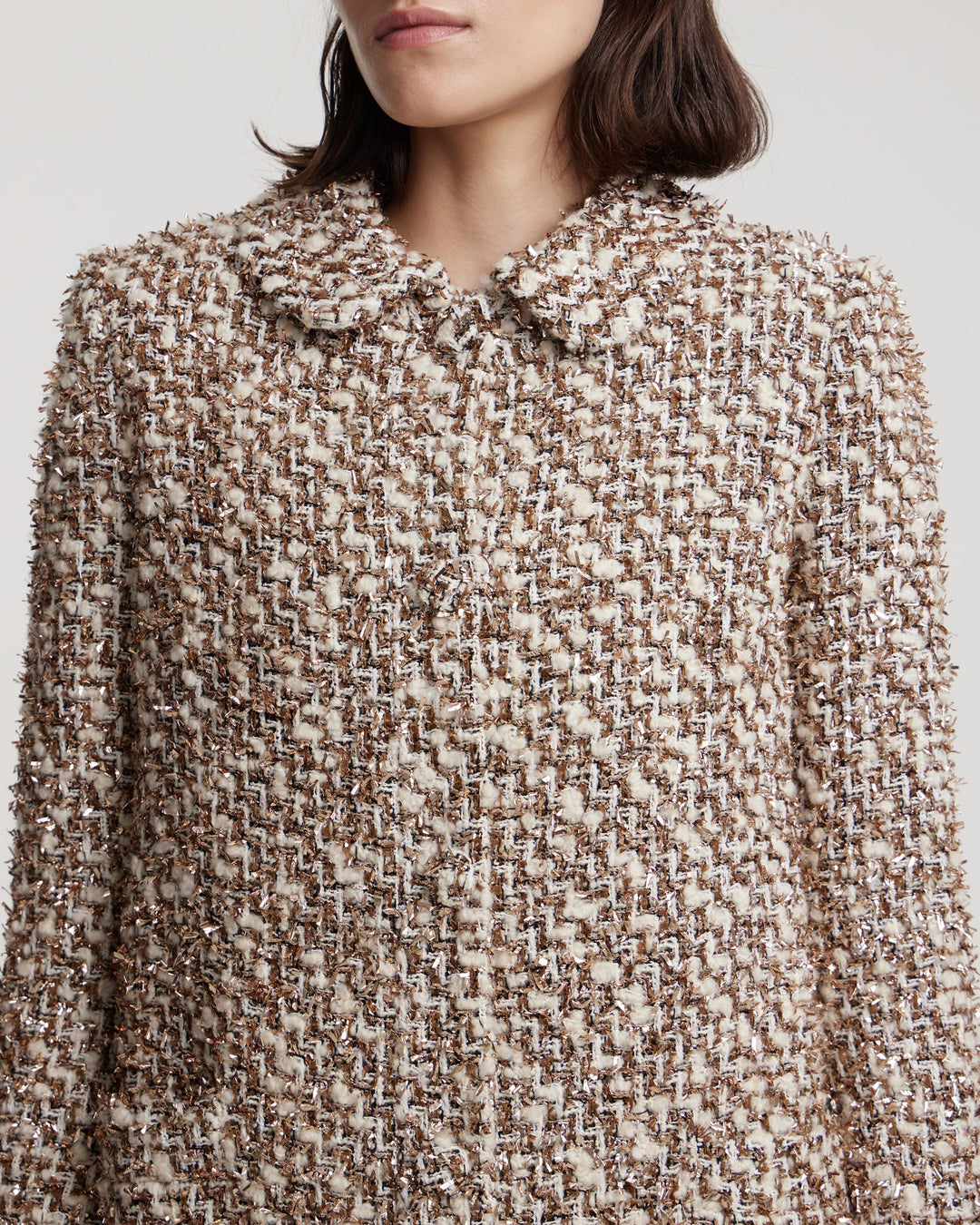 Long tweed jacket