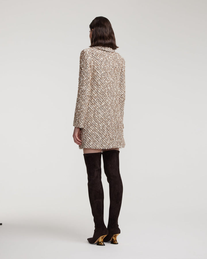 Long tweed jacket