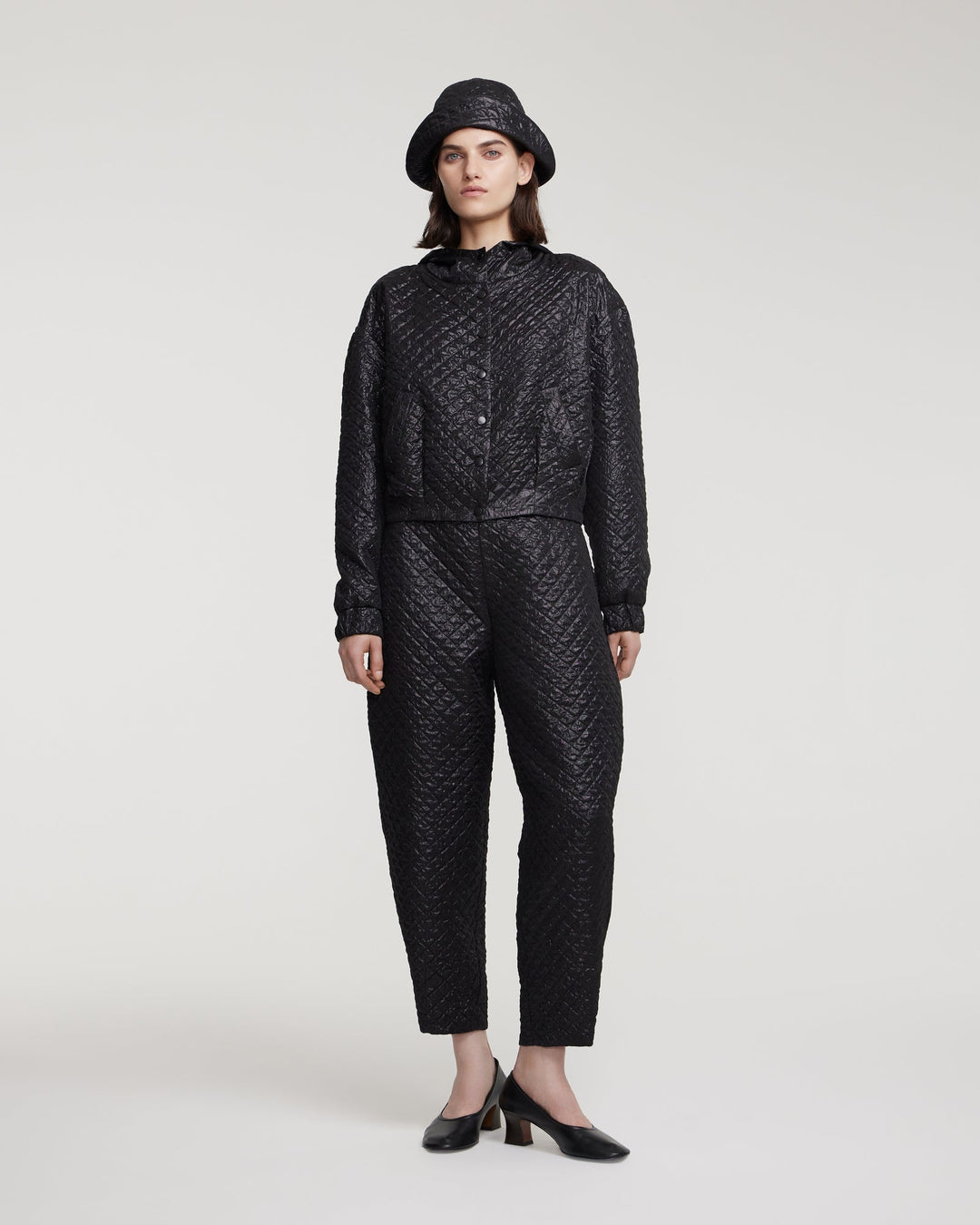 Quilted trousers