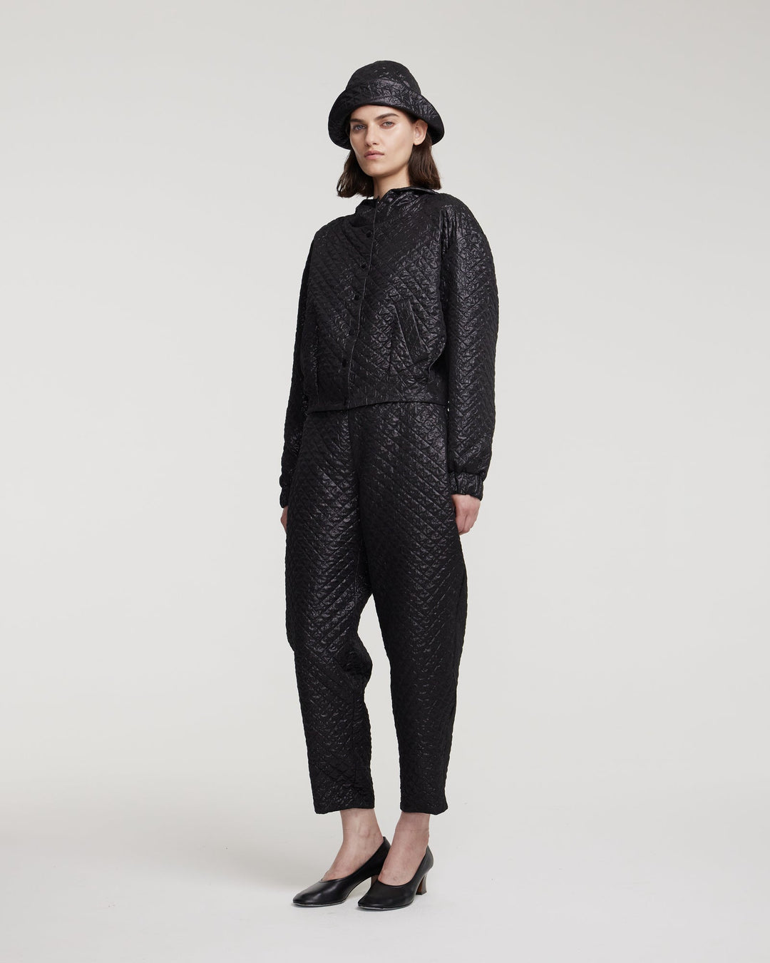 Quilted trousers
