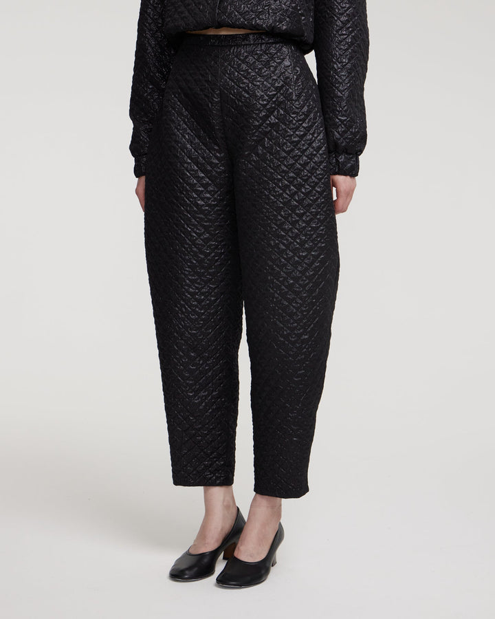 Quilted trousers