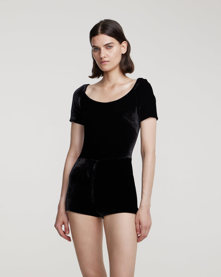 Velvet bodysuit