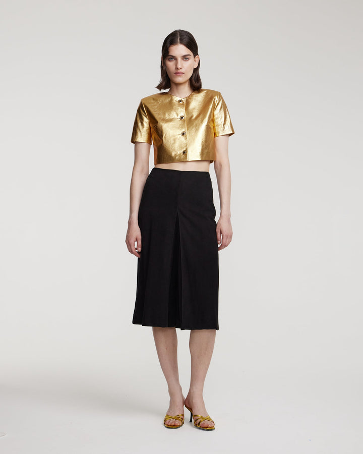 Suede culottes