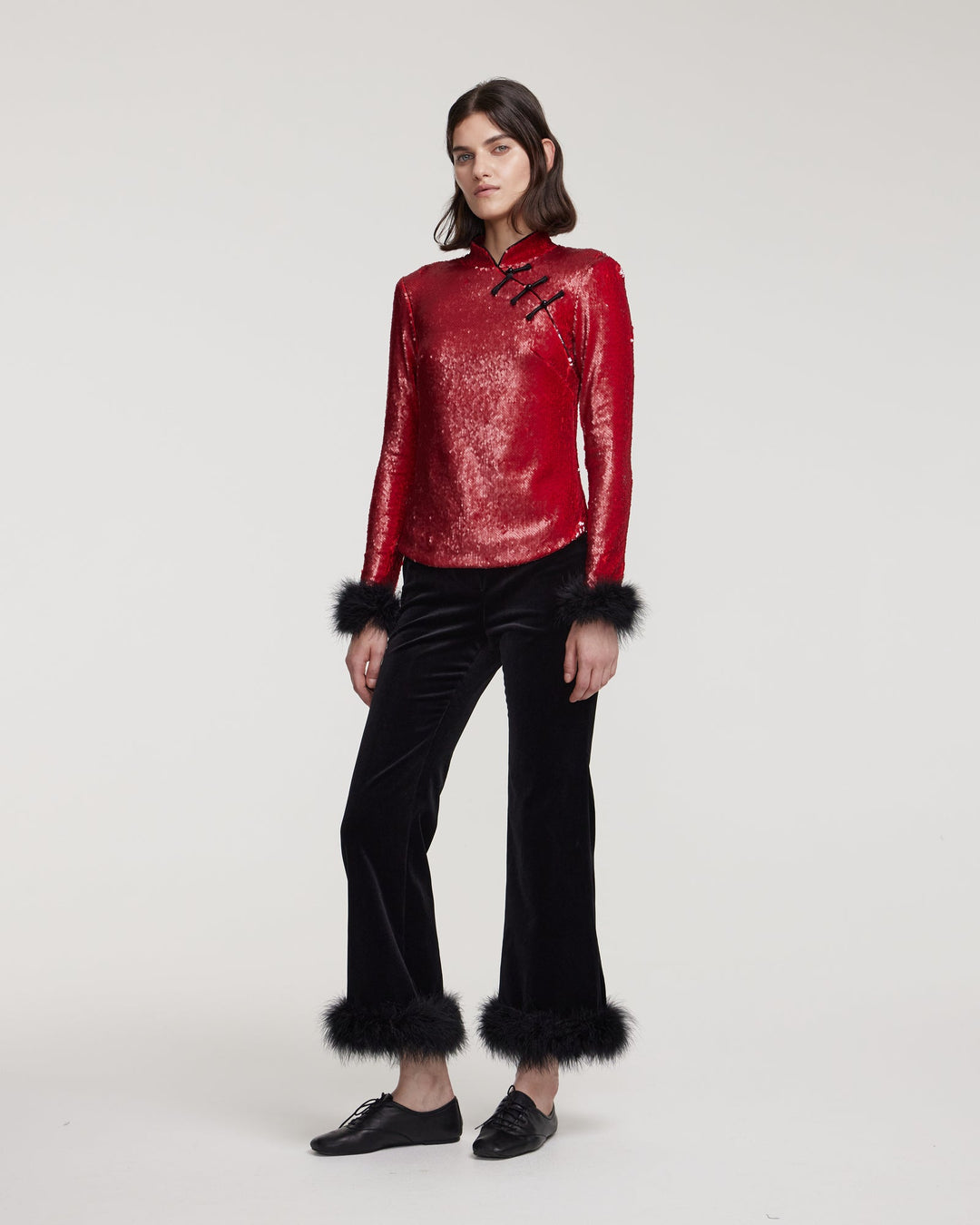 Sequin longsleeved top