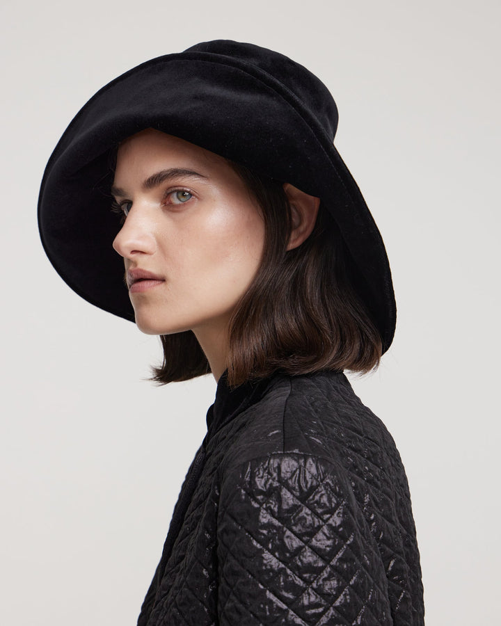 Velvet hat