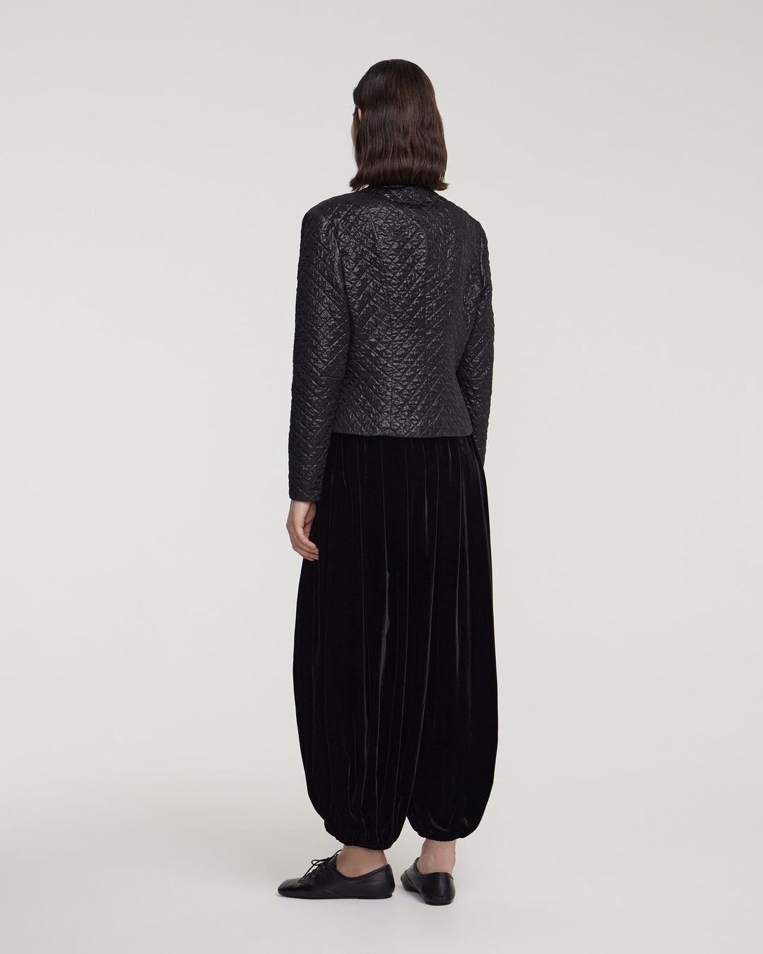 Velvet harem pants