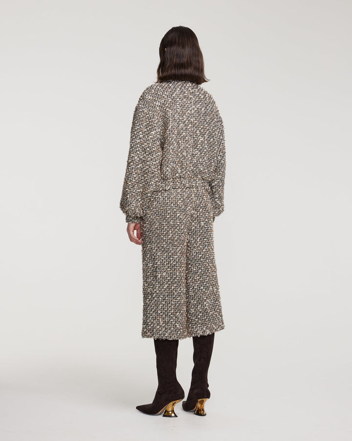 Tweed bomber jacket