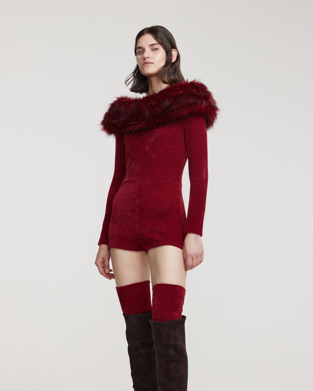 Knit leg warmers