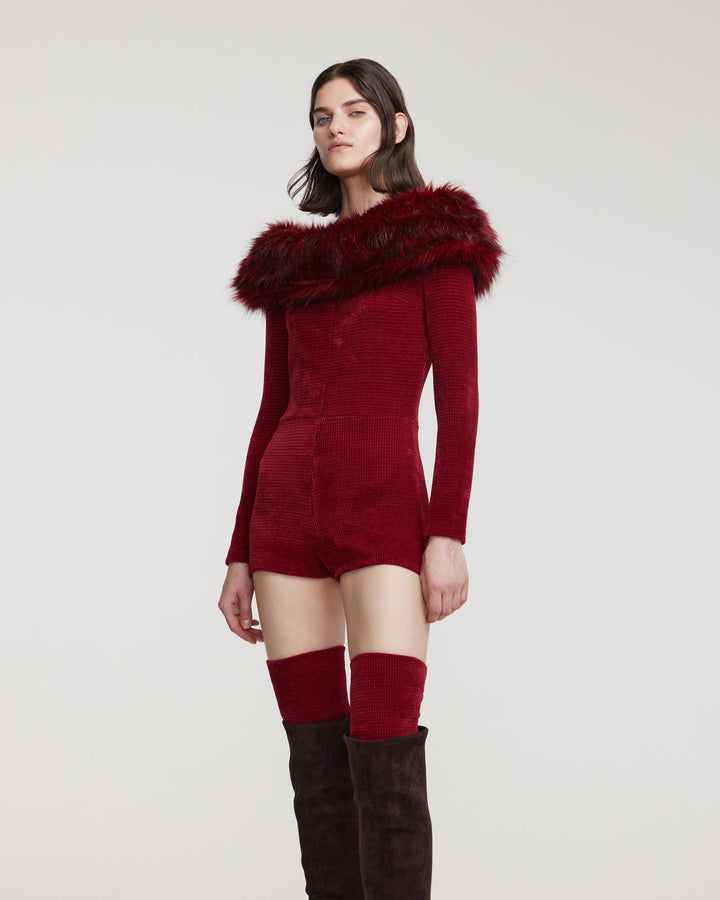 Knit leg warmers