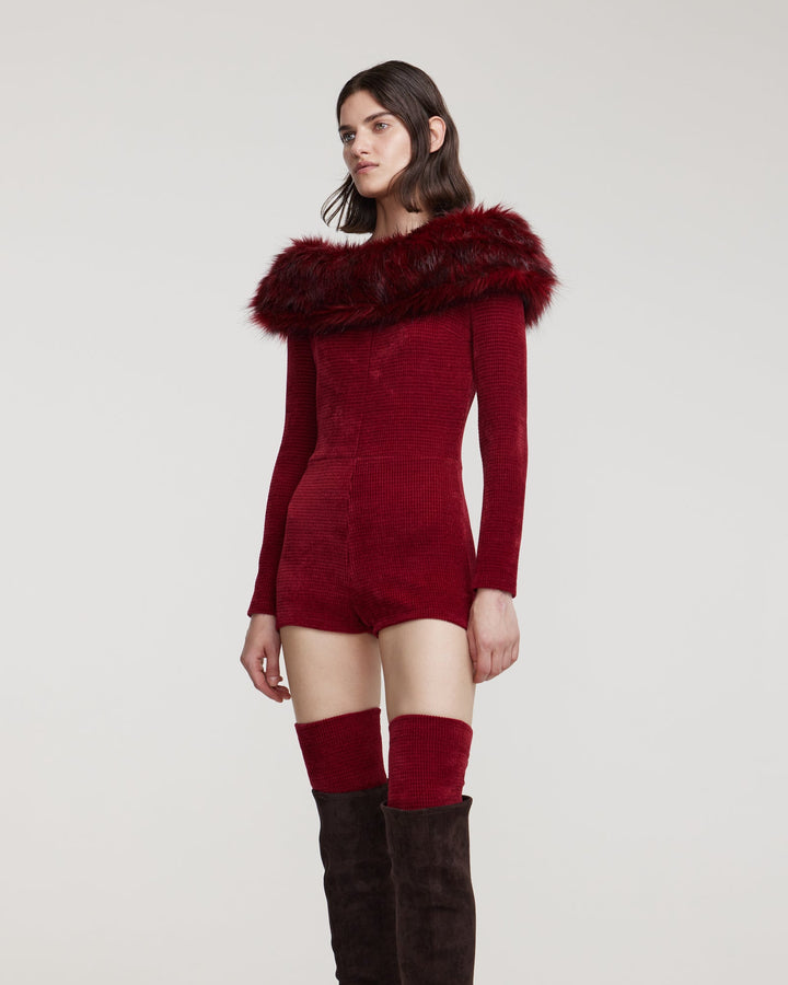 Knit leg warmers