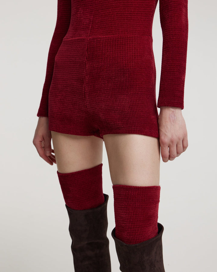 Knit leg warmers