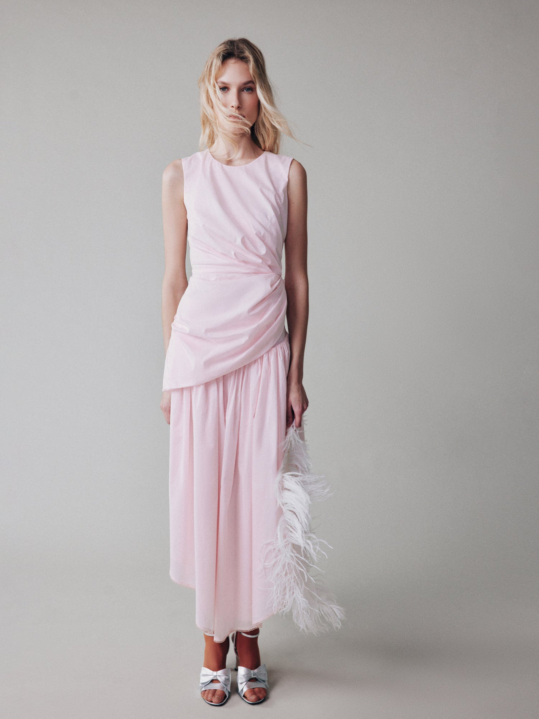 Asymmetrical top made of Liberty cotton