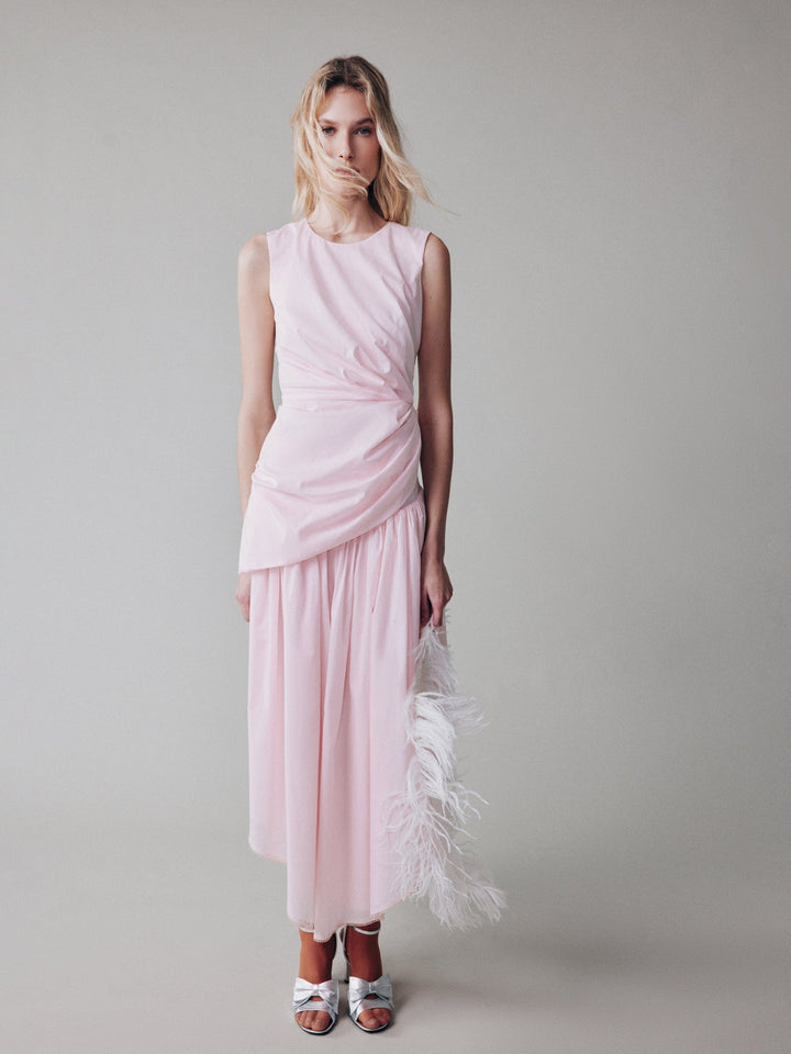 Asymmetrical top made of Liberty cotton