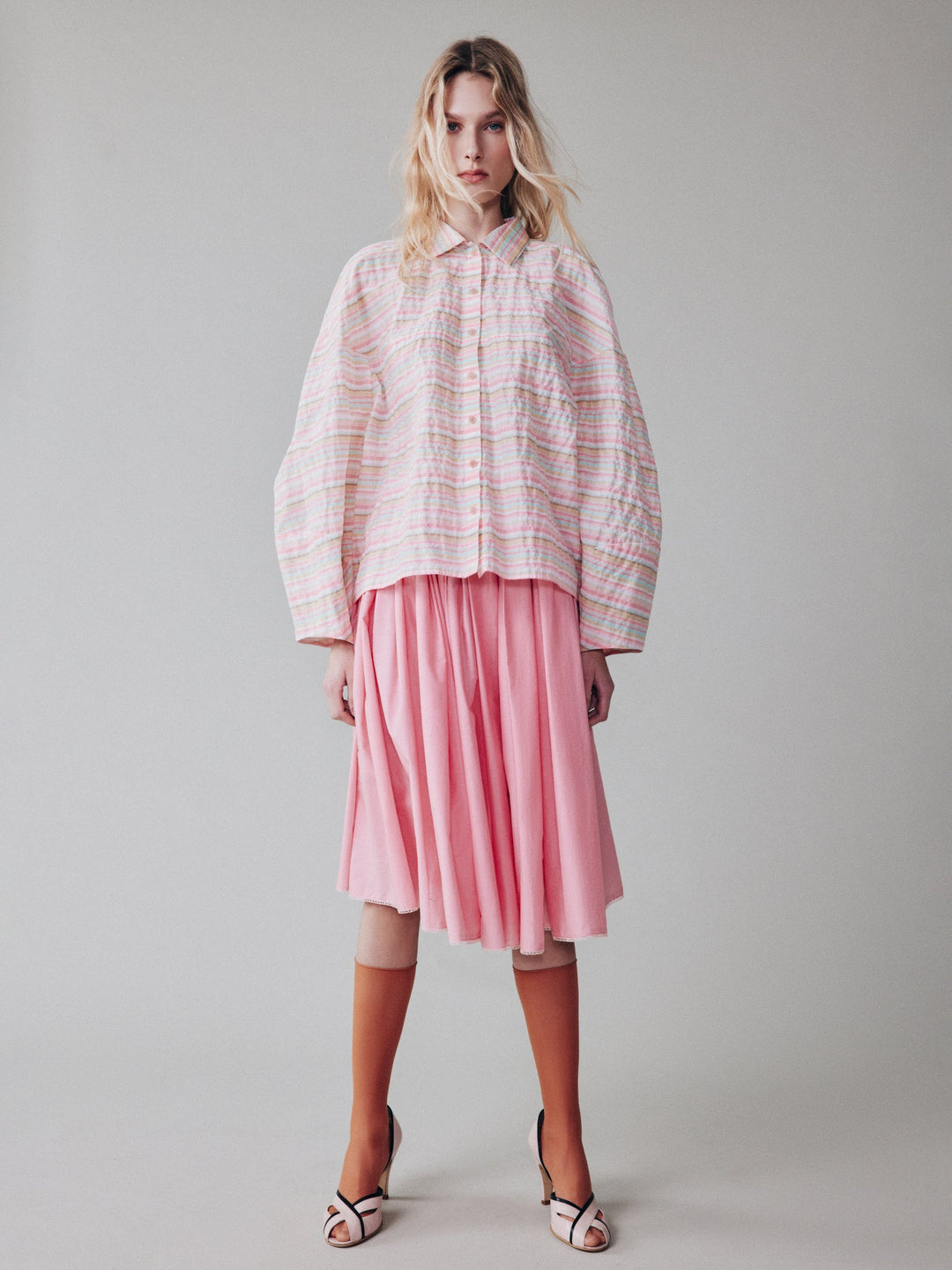 Striped cotton shirt