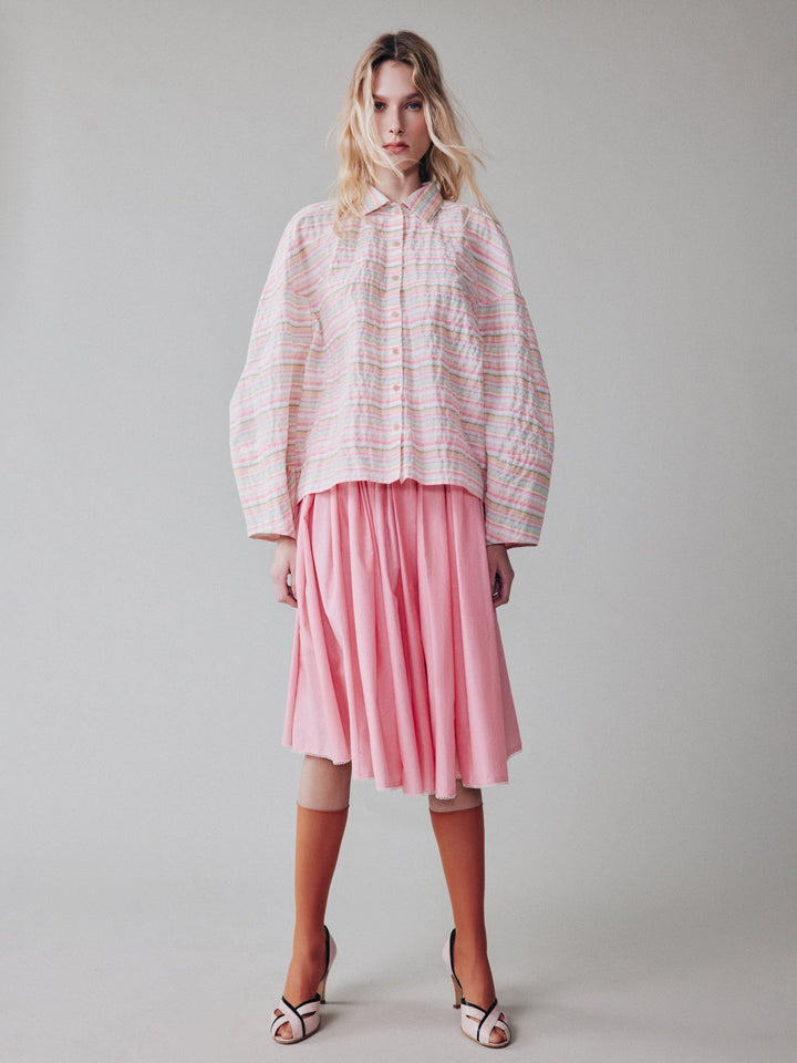 Striped cotton shirt