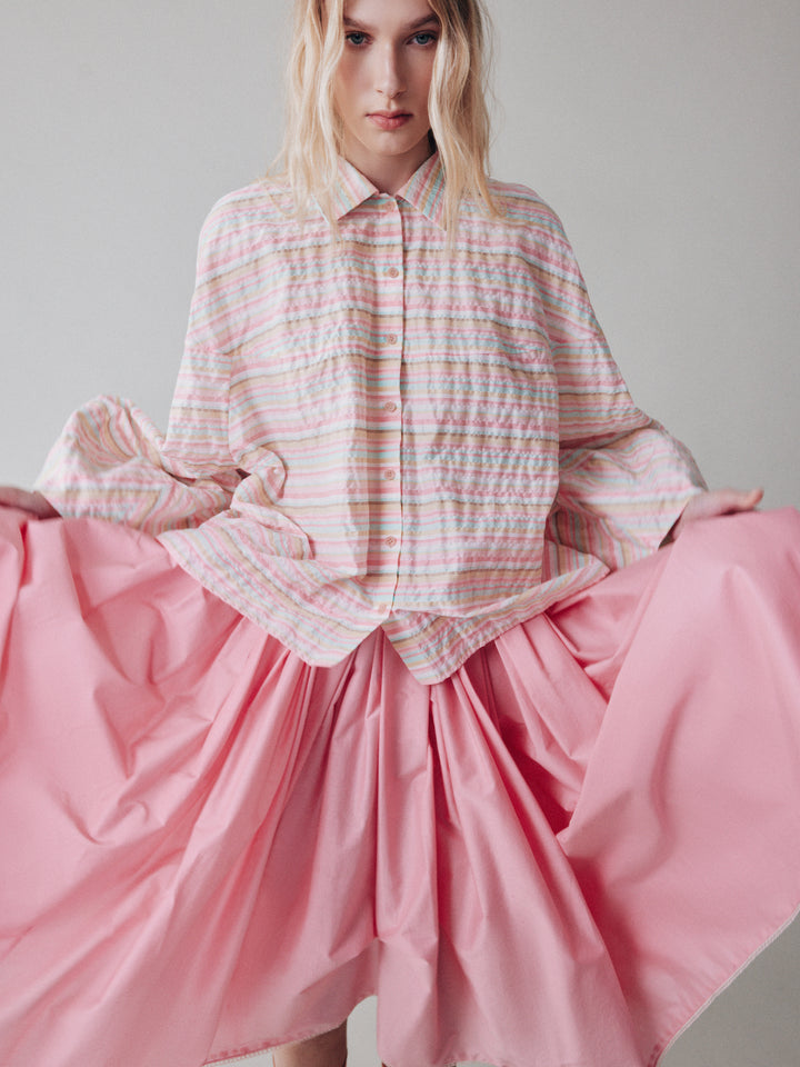 Striped cotton shirt