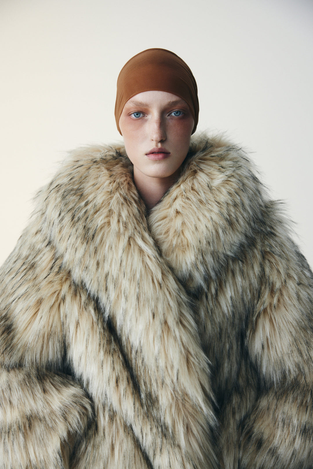 Eco-fur coat