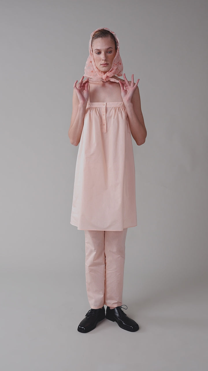 Floral appliqué headscarf