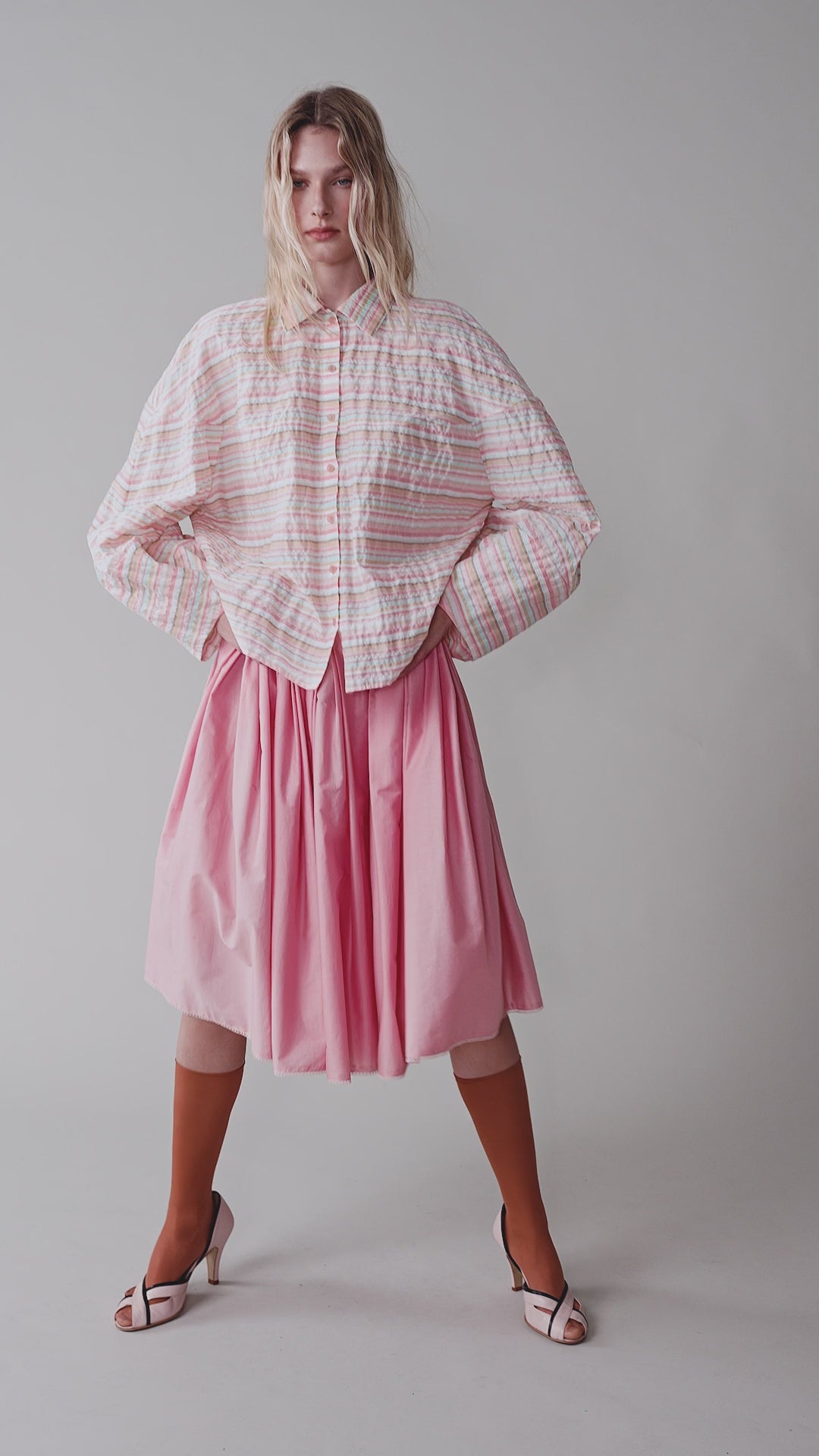 Striped cotton shirt