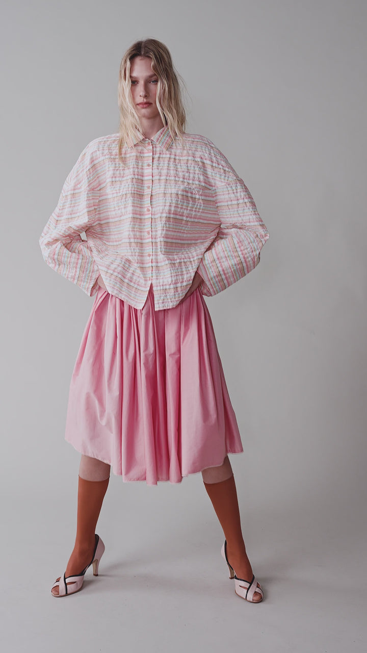 Striped cotton shirt